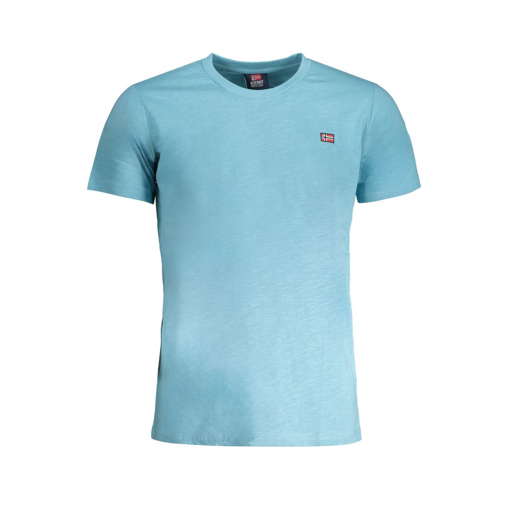 Norway 1963 Light Blue Cotton Men T-Shirt
